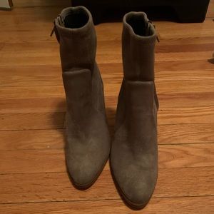 Suede nude Michael Kors booties